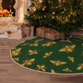 thumbnail image 5 of Bingfone Christmas Tree Skirt Mat Christmas Decoration Interior 48" -Hohey Bee, 5 of 6