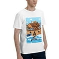 thumbnail image 2 of Bingfone Animals On Noah'S Ark Men'S Loose Fit Short-Sleeve Pocket T-Shirt, 2 of 7