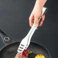 thumbnail image 1 of VBXOAE Stainless Steel Grill and Kitchen Clips Stable,Unique Wavy for Non slip Grip,for Cooking,Outdoor Barbecues Easy Cleaning, 1 of 6