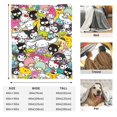 Hello Kitty Throw Blanket for Girls 50x60 Flannel Lightweight Bedding