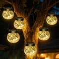 thumbnail image 1 of Linternas solares Kolpop, paquete de 6, 30 LED, impermeables, color blanco cálido, 1 of 6