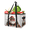 Multicolor 3, variant on Christmas Moose Reusable Grocery Bags, Foldable Shopping Bags for Groceries with Handles, Large Grocery Tote for Kitchen, Market, Car Trunk, Picnic