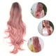 thumbnail image 4 of Fugacal Pelucas de disfraz Pelucas onduladas largas Cabello ondulado largo Rosa rizado para juegos de rol Vida diaria Fiestas de Halloween, 4 of 6