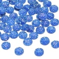 thumbnail image 1 of Uxcell 60 Pcs Rhinestone Flat Back Faux Druzy Crystal Diamonds Resin Embellishments Trims Beads for Jewelry Making Crafts, Sapphire Blue, 1 of 7