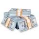 thumbnail image 1 of Dinero de juguete 200 piezas Billetes de dólar falsos para fiestas infantiles y accesorios de películas, 1 of 4
