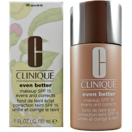 2 Pack - Clinique Even Better Makeup Spf 15 Dry to Combination Oily Skin for Women, Sand 1 (Best Makeup Setting Spray For Combination Skin)
