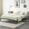 thumbnail image 3 of M optimized 10 Inch Full Size Platform Metal Bed Frame Low Profile with Storage, No Box Spring Needed, Black, 3 of 6