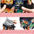 thumbnail image 4 of Cat Foldable Mini Trash Can for Car with Lid, Leak-proof Hanging Storage Bag - Car Garbage Can, 4 of 6