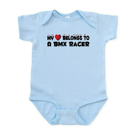 

CafePress - Belongs To A BMX Racer Infant Bodysuit - Baby Light Bodysuit Size Newborn - 24 Months