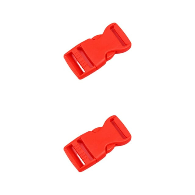 Transemion 10pcs Clasp Belt Buckles Designed To Life Easier Wherever Are Multi-Color red 2Set