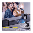 thumbnail image 4 of Mini Proyector Hy300x 4k Android 11 Wifi6 300ansi Malubero , Negro, 4 of 5