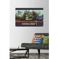 thumbnail image 2 of Minecraft - World Wall Poster with Push Pins, 22.375" x 34", 2 of 3