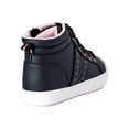 thumbnail image 4 of Wonder Nation Little Girl & Big Girl Black Casual High Top Sneaker, 4 of 6