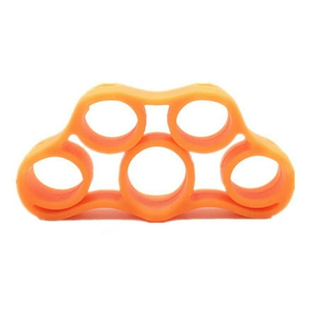 Hand Finger Exercise System - Silicon Hand Grip Strengthener Finger Stretcher Strength Trainer Hand Exerciser Orange5KG/11LB