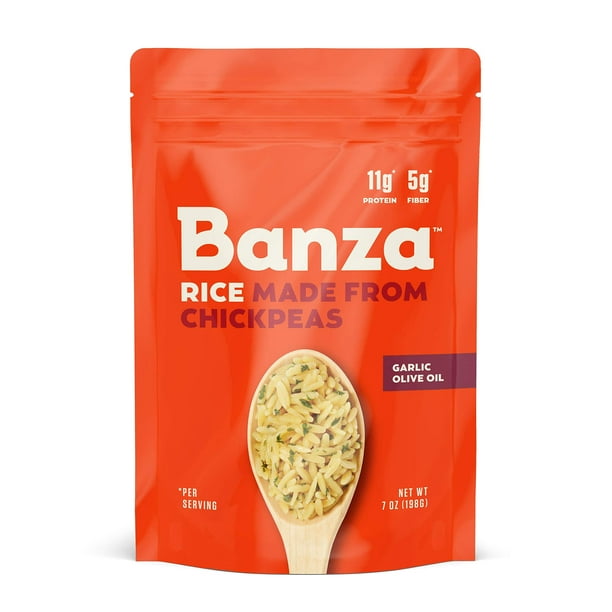 Protein Rice Repackagede Banza Chickpea Rice, High Protein Low Carb Healthy Rice, Gluten-Free ...