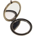 thumbnail image 1 of Weiweiguan Miroir de Maquillage Portable en Bois Métal Miroir Rond Miroir Pliant Rétro pour Femmes, 1 of 6