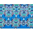 thumbnail image 2 of Zelouf Folk Art On Ity  , Sewing, DIY, Crafts Fabric by the Yard, 445 Blue/navy, 3 Yard, 2 of 2