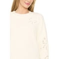 thumbnail image 3 of CeCe womens  Sweater, XL, White, 3 of 4