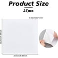 thumbnail image 2 of 20 Sheet 10 Inch Square Double Sided Sticky Sheets White Self Adhesive Tape 0.2mm Sandwich Layer with Double Side Tape for Gift Wrapping Paper Craft Handmade Card DIY, 2 of 6
