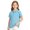 #A15-Sky Blue, variant on Abcomgle Boys Polo Shirts Size 10-12 Short Sleeve Pique Polo Shirts Button Closure Solid Color School Uniform Breathable Collared Golf Shirts for Kid