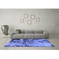thumbnail image 3 of Ahgly Company Machine Washable Indoor Rectangle Persian Blue Bohemian Area Rugs, 4' x 6', 3 of 4