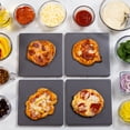thumbnail image 4 of Old Stone 4-Piece Glazed Cordierite Pizza Stone Set, Four 7.5 inch Stones Form 15 x15 inch Baking Surface, Durable, Heat-Resistant for Oven & Grill, 4 of 5
