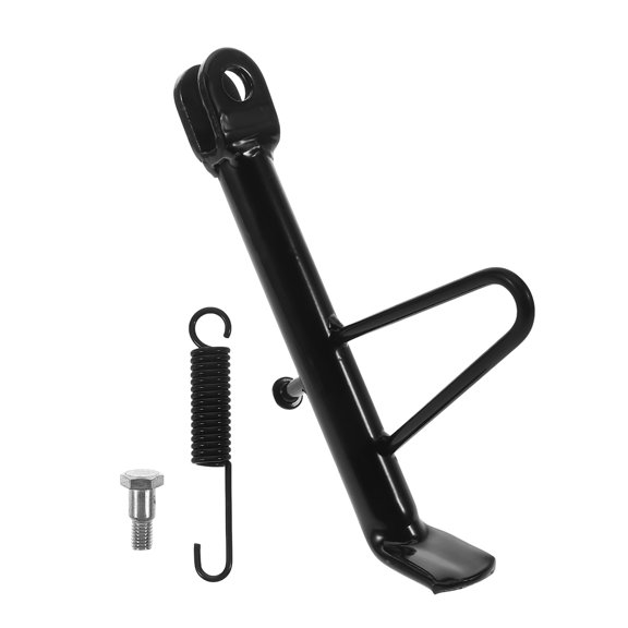 Voiceine Mini Bike Kickstand Motorcycle Kickstand Foot Side Stand For Electric Motorbike Scooter Mini Bike Adjustable Parking Bracket With Non Slip Foot Support
