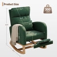 thumbnail image 3 of QinaQin Rocking Chair, Baby Chair with Cushion, Rocking Chair for Living Room, Bedroom, Nursing Room, 3 of 8
