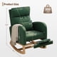 thumbnail image 3 of QinaQin Mecedora para lactancia con cojín, sillón accent mecedor cómodo para sala, recámara o cuarto del bebé, ideal para descansar y leer, 3 of 8