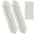 thumbnail image 2 of Cauldham (24 Pack) Heavy-Duty 4" Interior Door Hinges with 5/8" Radius Corners - Satin Nickel, 2 of 7