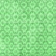 thumbnail image 1 of Ahgly Company Indoor Square Persian Emerald Green Traditional Area Rugs, 6' Square, 1 of 4