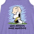 thumbnail image 2 of Peanuts - Less Atitude More Gratitude - Toddler & Youth Girls A-line Dress, 2 of 5