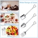 thumbnail image 4 of Juego de 12 Cucharas y Tenedores de Postre, Cucharas de Helado en Forma de Pala, Mini Cucharas de Pala para Café, Yogur, Pastel, Fruta, 4 of 5