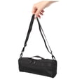 thumbnail image 4 of OUNONA Musical Instrument Bag Padded Storage Holder Black Canvas Plush Simple Design 1Set, 4 of 8