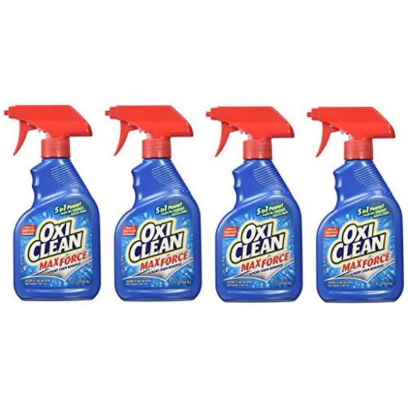 OxiClean Max Force Stain Remover Spray, 12 Ounce (Pack of 4), 12 Fl Oz (Pack of 4)