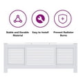 thumbnail image 3 of vidaXL Radiator Cover Radiator Guard for Home Office Heater Cabinet Cover MDF, 3 of 8