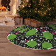 thumbnail image 5 of Sikiie Frogs And Santa Hat Christmas Tree Skirt, Christmas Tree Decorations, Christmas Decor, Tree Mat Decoration(30-48IN)-36", 5 of 6