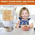 thumbnail image 5 of Cereal Dispenser Countertop 2 Pack with Bowls Spoons Cutlery Box,5.5 QT Dry Food Dispenser Snack Organizer Containers Storage with Lids for Pantry Kitchen Organization Oatmeal Nut Granola Candy, 5 of 7