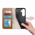 thumbnail image 3 of FOXDOCK Wallet Case for Samsung Galaxy S26 Pro, with Card Slots, Stand and Zipper - brown, 3 of 5