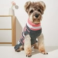 thumbnail image 2 of Winter Warm Pet Cat and Dog Sweater - Star Pattern Knitted High Neck Pullover  Cold Weather Pet Coat  Suitable for Small and Medium-sized Dogs, 2 of 6
