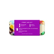 Welly First Aid Kit, Quick Fix Kit for On the Go, Assorted Bandages and Ointments, 24 Count