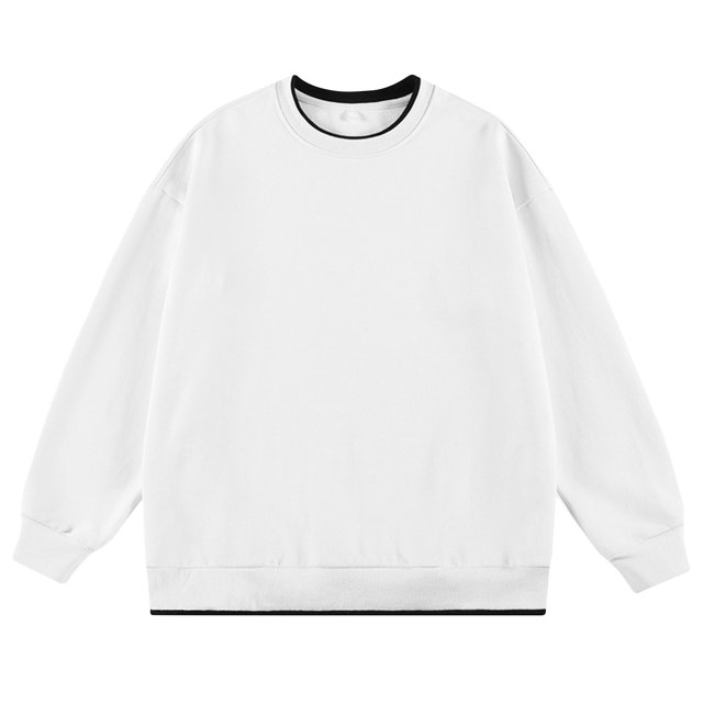 pstuiky Camisas casuales de manga larga para hombre, Camiseta deportiva de dos piezas para hombre, estilo casual, transpirable, con cuello redondo y manga larga, de color liso Tops de hombre xl