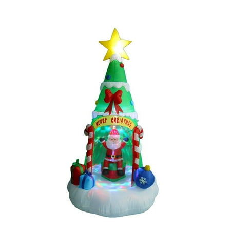 BZB Goods Christmas Tree with Santa Claus Christmas Decoration