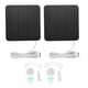 thumbnail image 2 of Solar 2 Paneles Solares De 12 W Aptos Para Ring Cam Plus Pro Cámara De Seguridad Cargador Solar IP65 A Prueba De Agua Cable De 9.8 Pies DC USB C Puerto Micro USB, 2 of 7