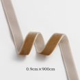 thumbnail image 1 of BUYISI High Quality Velvet Ribbon 10 Yards Versatile For Wedding And Party Decorations Khaki -0.9, 1 of 5