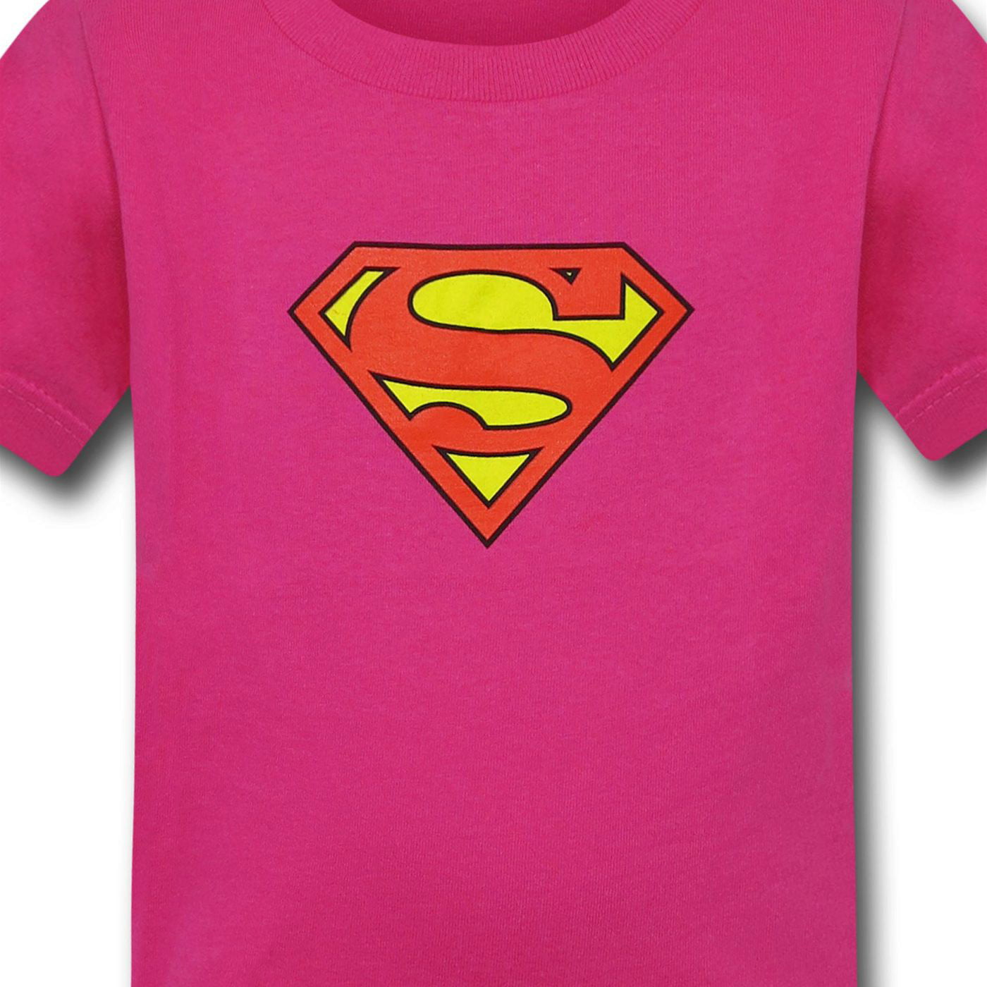 GIRL T-SHIRT Tee DARK PINK SUPERGIRL SZ 2T 3T 4T or 5T PERSONALIZED High Quality 