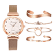 thumbnail image 1 of Set de Reloj Malubero 5 Piezas Mujer Color Dorado, 1 of 3