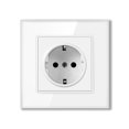 thumbnail image 2 of Outlet de enchufe de la UE AC110-240V 16A 86 Tipo Tipo de conexión a tierra del zócalo Panel de vidrio templado Adaptador para el hogar accesorio accesorio blanco Dido Hogar, 2 of 6