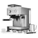 thumbnail image 2 of KitchenAid Cafetera espresso semiautomática con molinillo de rebabas, 2,5 L, acero inoxidable cepillado, KES6551SX, 2 of 5