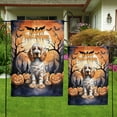 thumbnail image 4 of Mummy Cocker Spaniel Happy Halloween with Pumpkins Bats Spooky Fun Garden Flag 12x18in Double Sided Cockers Dog Lover Gifts Outdoor Decor - 00019, 4 of 5